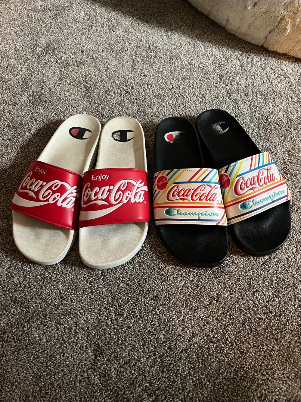 Champion Men’s Coca Cola Slide  Sandals Size 11